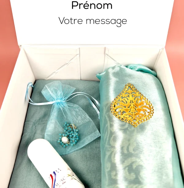 Coffret cadeau Aïd avec encens, musc et brûleur d’ambiance.