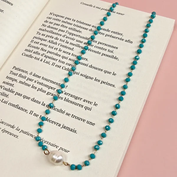 Collier en pierre naturelle Marya fait main