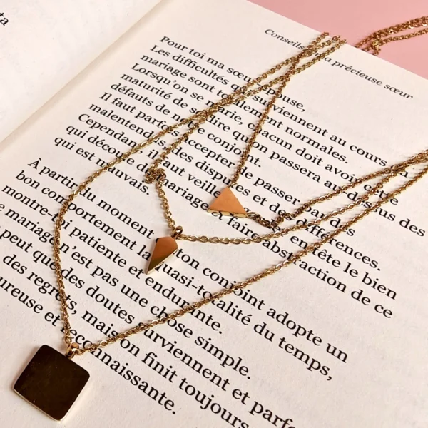 Collier acier inoxydable Lina